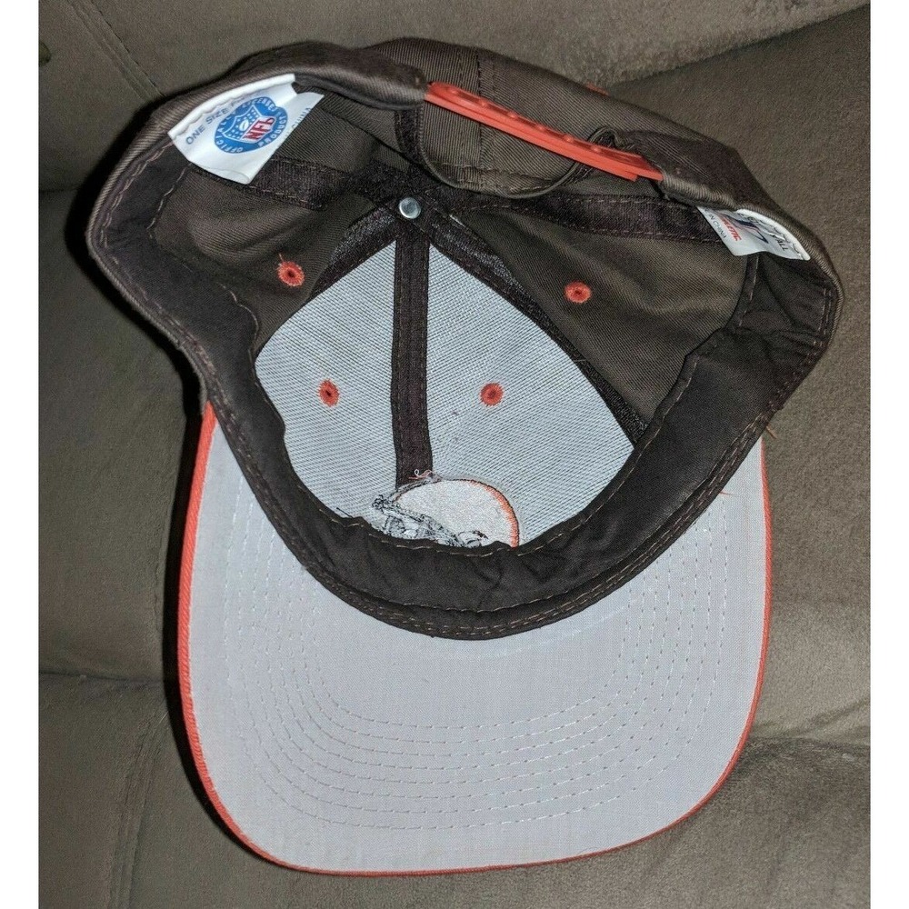 CLEVELAND BROWNS SNAPBACK HAT CAP RARE 1990s HELMET LOGO NFL FOOTBALL RARE HTF - Picture 4 of 7